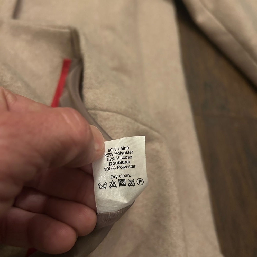 J. Crew Beige Women’s Wool Jacket Coat Outerwear Size Small - Picture 4 of 7